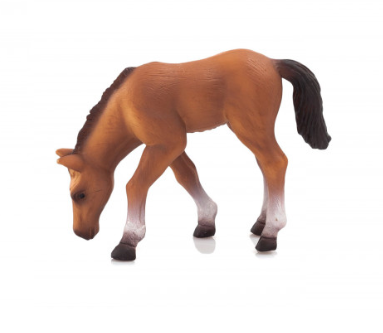 Фигурка животного Арабская лошадь жеребёнок Arabian Foal Eating 7.5