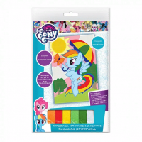Роспись цветным песком MLP Веселая прогулка