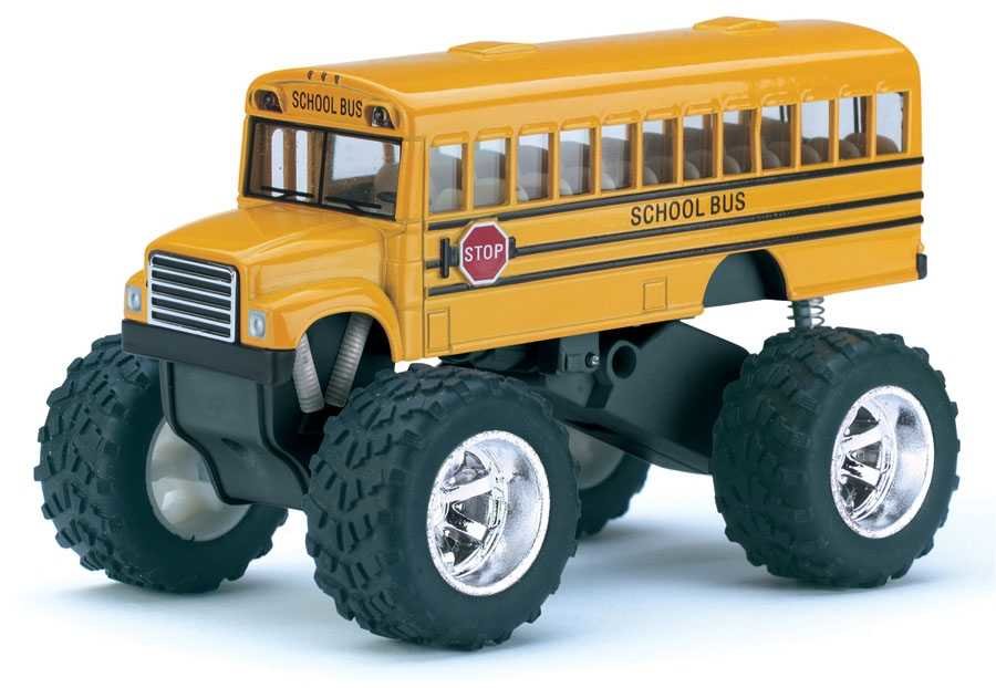 Машина металл SCHOOL BUS (BIG WHEEL)