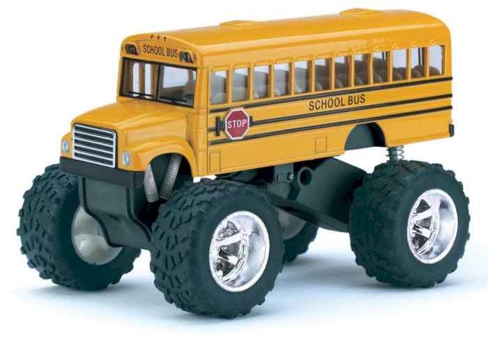 Машина металл SCHOOL BUS (BIG WHEEL)