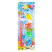 Рыбалка 4 рыбки, с крючком, на карт