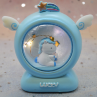 Ночник Единорог Lucky (голубой)