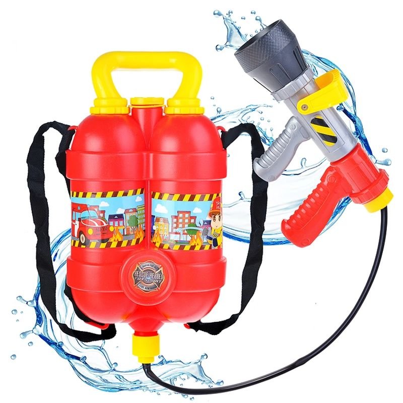 Детский водный пистолет бластер с рюкзаком для воды