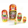 Матрешка 5 в 1 (расписная) цвета в ассорт