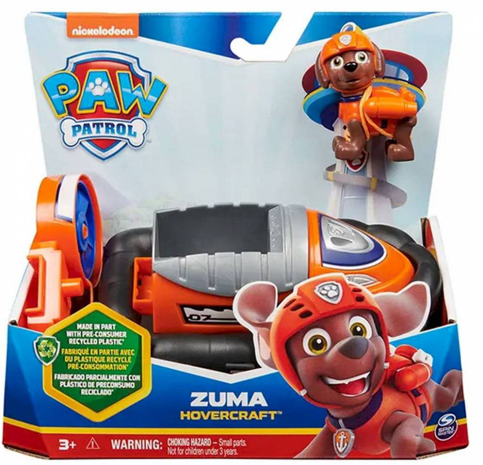 Paw Patrol Машинка с фигуркой Зума, 15см