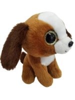 Собачка коричневая 15 см игрушка мягкая