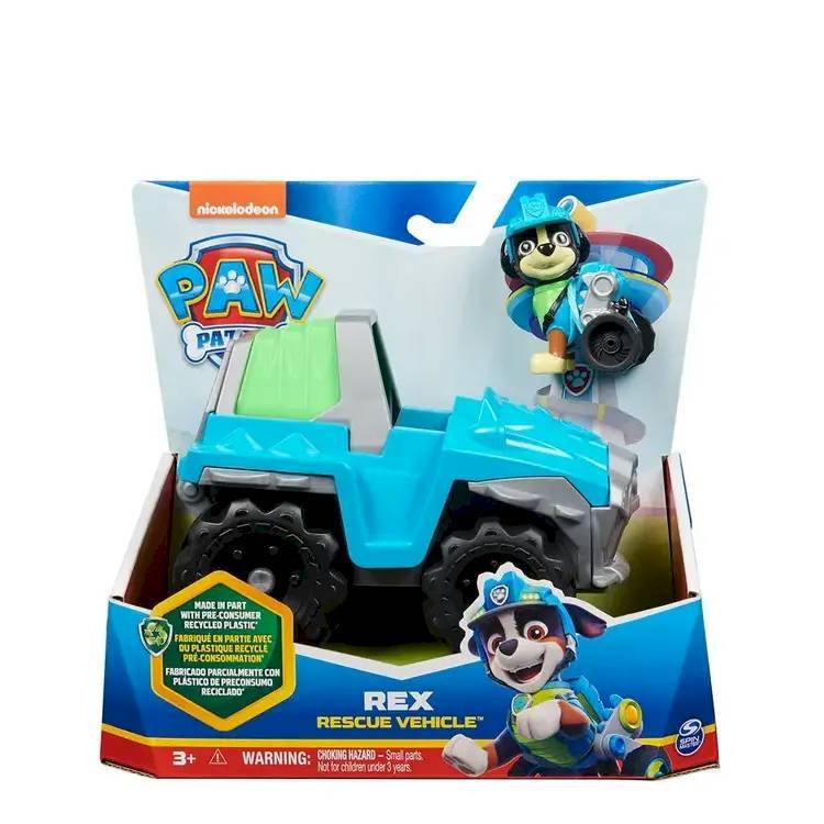 Paw Patrol Машинка с фигуркой Рекс, 15см