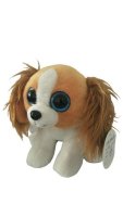 Собачка с пушистыми ушками, 15 см. игрушка мягкая