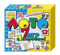 Игра настольная Лото 7 игр в1 коробке (большое)