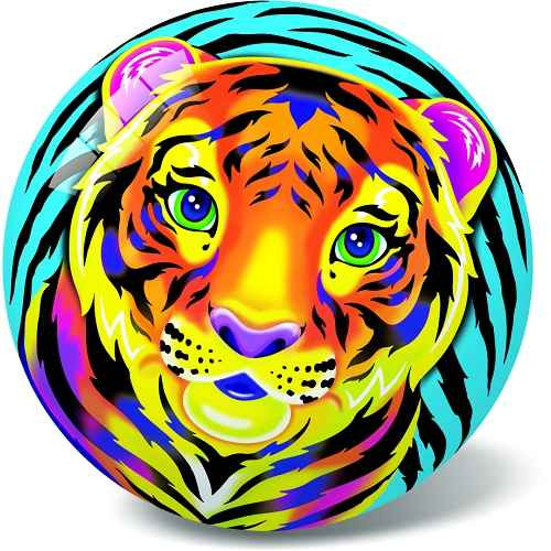 Мяч ПВХ Тигр, 23 см