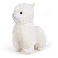 Мягкая игрушка Гламурная альпака белая, 38 см