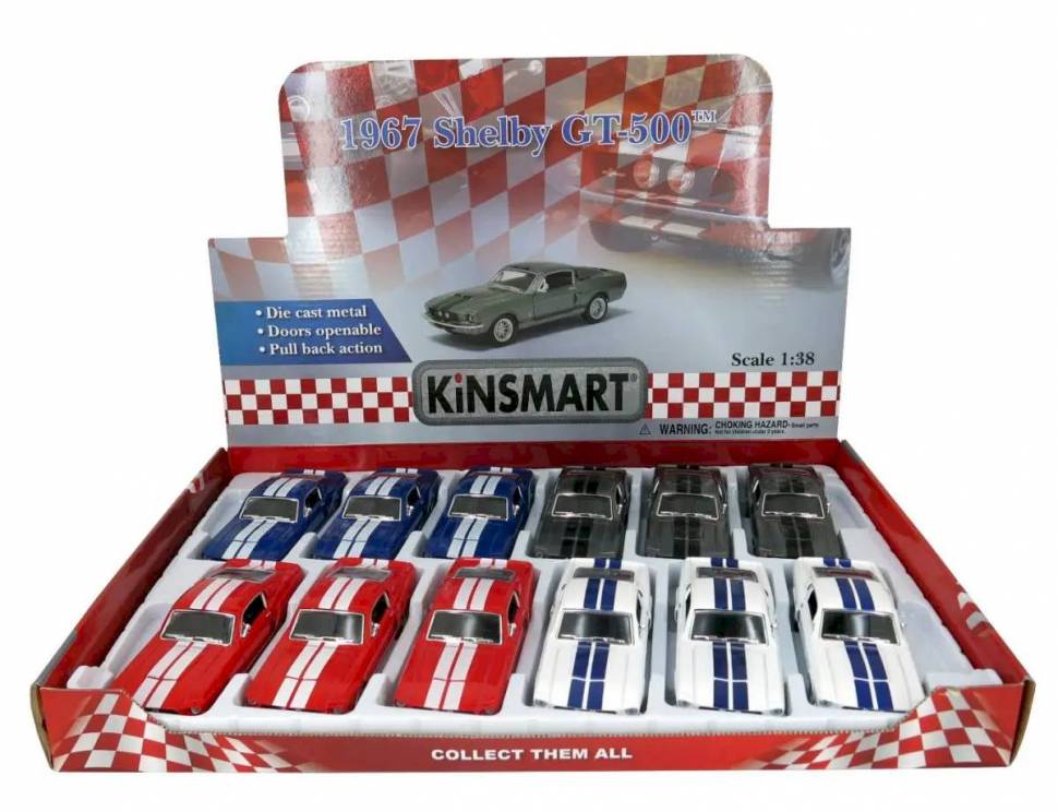 Машина металл 1:44 1967 Shelby GT500
