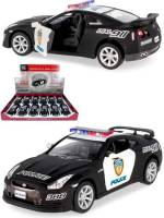 Машина металл 1:36 2009 Ниссан GT-R R35 полиция, Kinsmart, 1/12