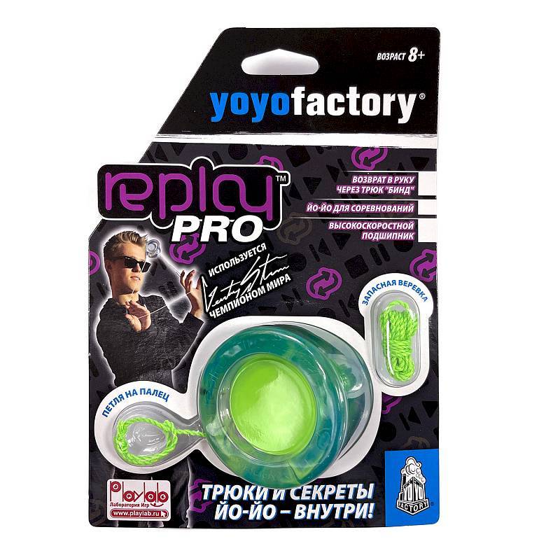 Йо-йо YoYoFactory RePlay PRO зеленый