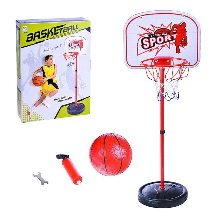 Игра Баскетбол с щитом 115х140 см, корзина, мяч, насос