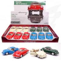 Машина металл 1:36 Porsche 356 B Carrera 2