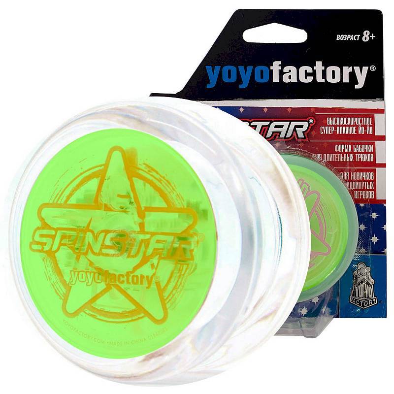Йо-йо YoYoFactory SpinStar Зеленый