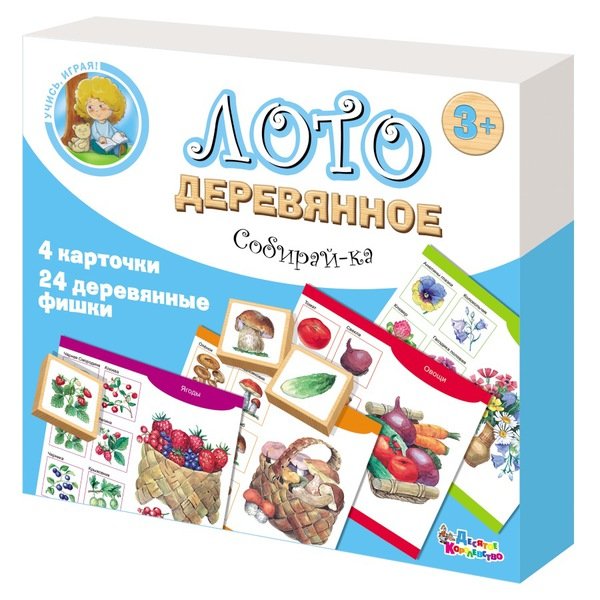 Игра настольная Лото Собирай-ка(дерево)