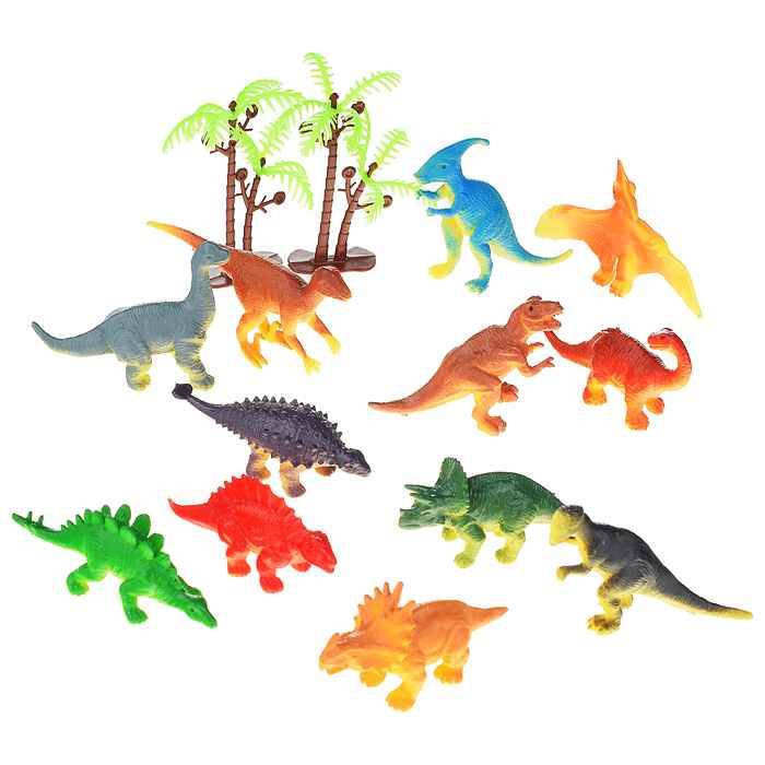 Набор Динозавры в пакете, 12 шт