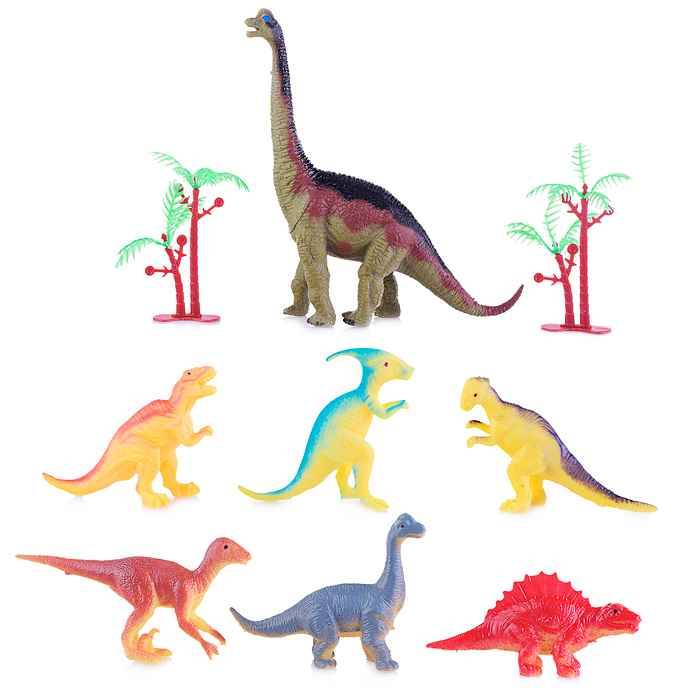 Набор Динозавры в пакете, 7 шт