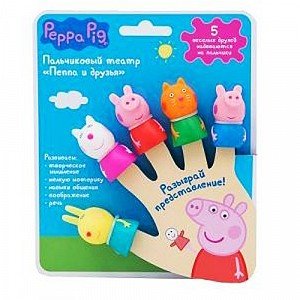 Пальчиковый театр Свинка Пеппа, 5 фигурок