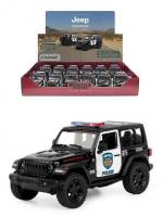 Машина металл 1:38 2018 Jeep Wrangler (полиция) 1/12