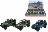 Машина металл 1:38 2018 Jeep Wrangler Camo 1/12