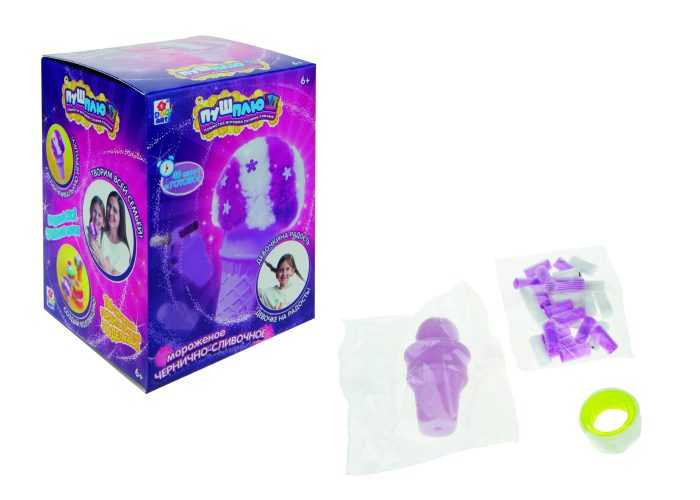 Пуш-Плюш Набор для творчества Чернично-сливочное Мороженое