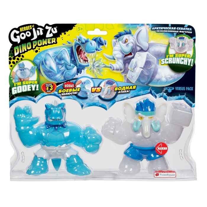 Гуджитсу Набор тянущихся фигурок Тайро и Гигабивень ТМ GooJitZu