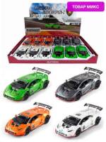 Машина металл Lamborghini Huracan 1:38, 12 шт/диспл, Kinsmart