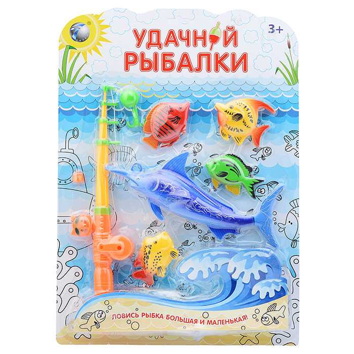 Рыбалка 5 рыбок, 44 см