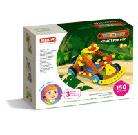 Конструктор 02030  "Техно" Джип 150дет., в кор.
