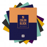 Тетрадь 48 листов Color Block, клетка