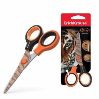 Ножницы Junior Decor Tiger с принтом на лезвиях, 13см