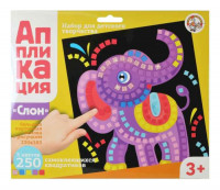 Аппликация Слон (5 цв, 250 эл)