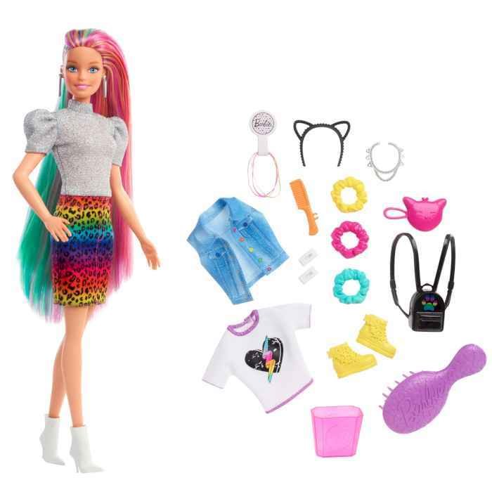 Barbie Кукла с разноцветными волосами Barbie Кукла с разноцветными волосами
