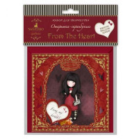 Открытка-скрапбукинг в конверте From The Heart!