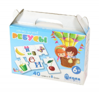 Игра-пазл Ребусы, 40 элементов