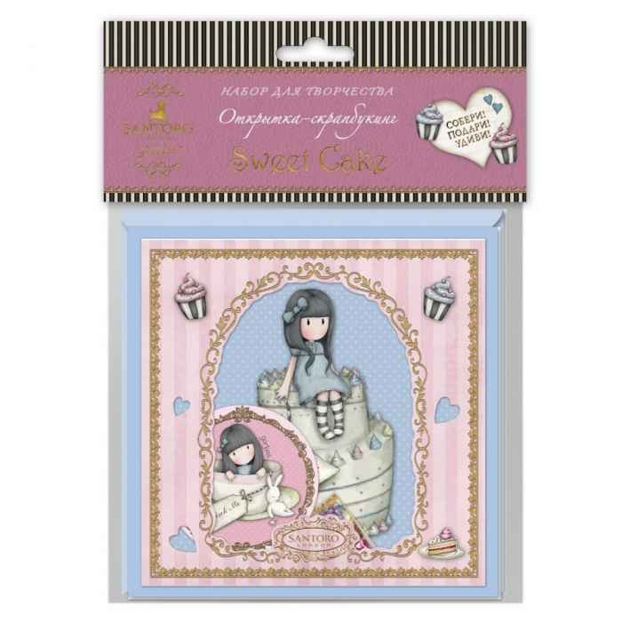 Открытка-скрапбукинг в конверте Sweet Cake!