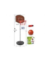 Игра Баскетбол с щитом 41х30х160 см, корзина, мяч, насос