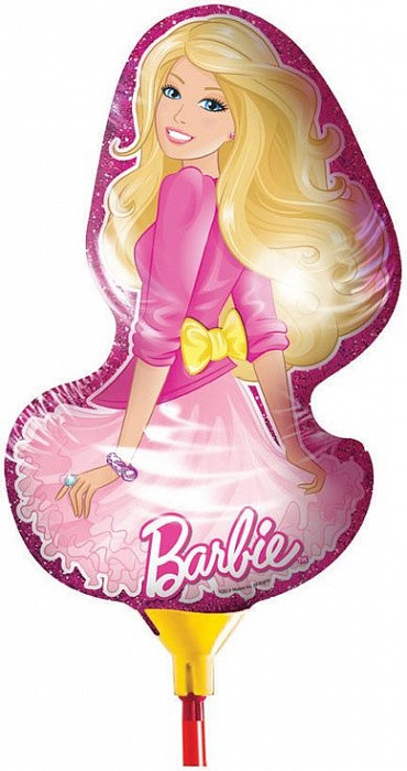 24500 Мини-фигура фольгированная "Барби", 33x23см Barbie
