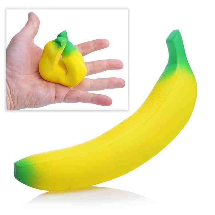 Игрушка антистресс мялка сквиши Банан