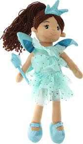 Кукла мягконабивная Фея в голубом платье, 45 см