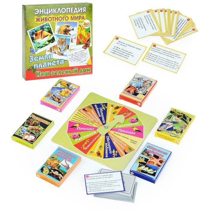 Игра настольная Энциклопедия животного мира
