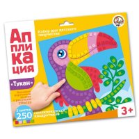 Аппликация Тукан (5 цв, 250 эл)