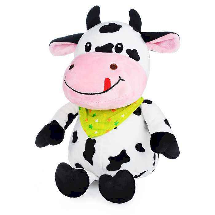 Мягкая игрушка Корова с платком 21 см, в ассортим.
