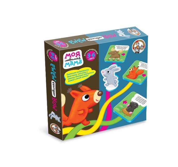Игра настольная Моя любимая мама (мягк.)
