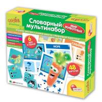 Игра развивающая Словарный мультинабор. Мир животных