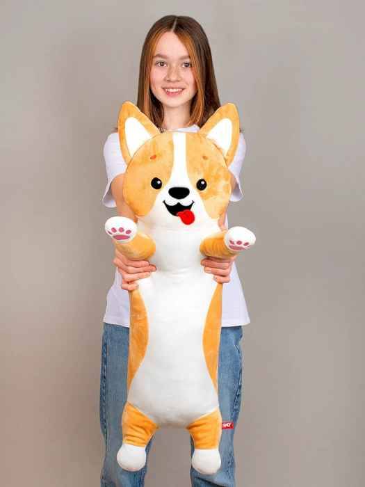 Мягкая игрушка Корги лежебока